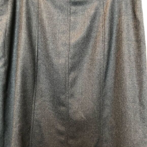 Pendleton Long wool  lined skirt Gray Petite 12 - Picture 4 of 8